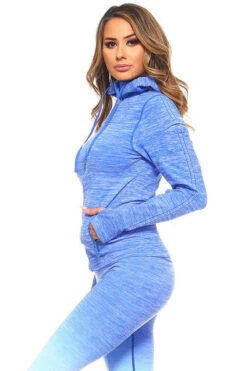 Active Space Dyed Performance Hoodie Jacket -Selected Women's Clothing Store ACT201 RBL 3 l