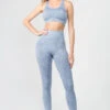 Move With You Stone Wash Sports Bra And Leggings Set -Selected Women's Clothing Store ACT627 827JN227 SBL 2