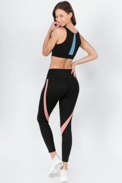 Curves With Confidence Striped Active Workout Set -Selected Women's Clothing Store ACT643 827097 DMU4