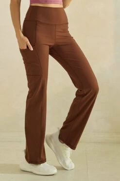 EasyMove Straight Leg Active Pants -Selected Women's Clothing Store ACT693 DSR ACT827180 COF 11 I