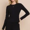 Plus Size Active Long Sleeve Top -Selected Women's Clothing Store ACT700 BLK
