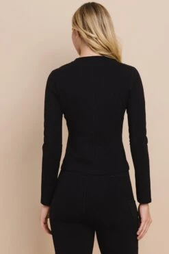 Active Long Sleeve Top -Selected Women's Clothing Store ACT700 BLK 3 1