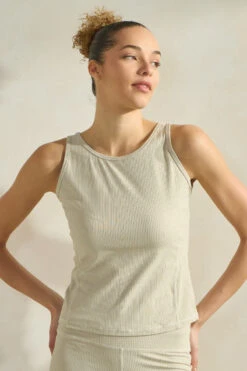 Fits Just Right Active Tank Top -Selected Women's Clothing Store ACT706 OAT ACT827164 OAT 14