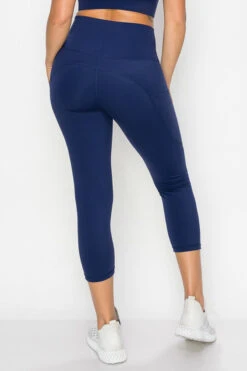 SUPER SOFT Active Capri Legging With Pockets -Selected Women's Clothing Store ACT817120 NBL4