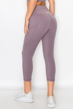 SUPER SOFT Active Capri Legging With Pockets -Selected Women's Clothing Store ACT817120 SMU4