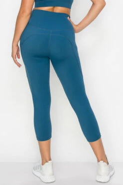 SUPER SOFT Active Capri Legging With Pockets -Selected Women's Clothing Store ACT817120 TEL4