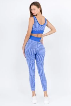 Vital Multi Striped Workout Set -Selected Women's Clothing Store ACT827041 ACT641 4 8d88c7a8 b2c0 4b39 a997 fab433c301dc