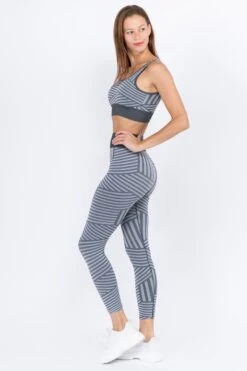 Vital Multi Striped Workout Set -Selected Women's Clothing Store ACT827041 ACT641 7 80cc7062 85ae 4c3f 8828 973f2723198a