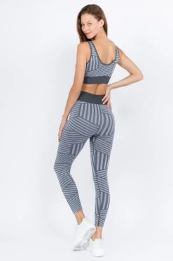 Vital Multi Striped Workout Set -Selected Women's Clothing Store ACT827041 ACT641 8 d9f694fb c814 4e96 8d27 3cfc552a2a86