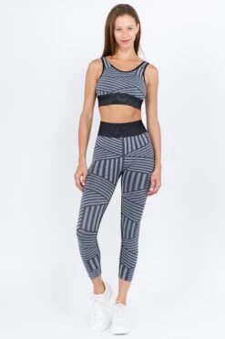 Vital Multi Striped Workout Set -Selected Women's Clothing Store ACT827041 ACT641 9 1d7be077 3388 4e07 8c26 5c31369077d1