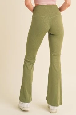 Women’s High Rise Printed Flared Yoga Pants -Selected Women's Clothing Store ACT827153 OLV 3