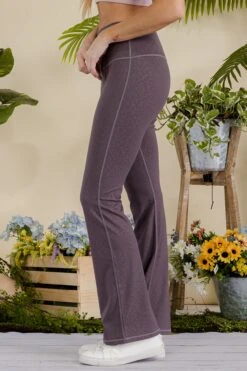 Women’s High Rise Printed Flared Yoga Pants -Selected Women's Clothing Store ACT827153 SMU 2