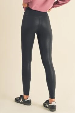 High Rise Active Leggings -Selected Women's Clothing Store ACT827155 BLK 3