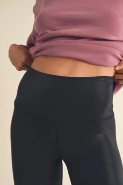 High Rise Active Leggings -Selected Women's Clothing Store ACT827155 BLK 4