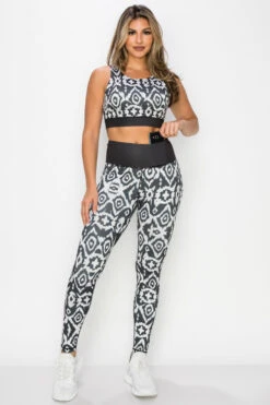 Mandala Tribal Print Active Set