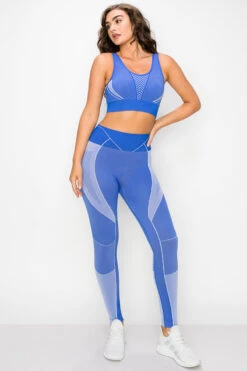 Toned And Lined Compression Active Workout Set -Selected Women's Clothing Store ACTS001 827S001 RBL2