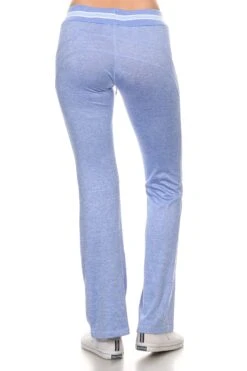 Active Marled Bootcut Yoga Pants -Selected Women's Clothing Store AJP528001 BLU 3