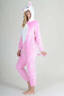 Plush Pink Unicorn Animal Onesie Pajama Costume -Selected Women's Clothing Store AOS004 4