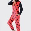 Plush Lady Bug Animal Onesie Pajama Costume -Selected Women's Clothing Store AOS007