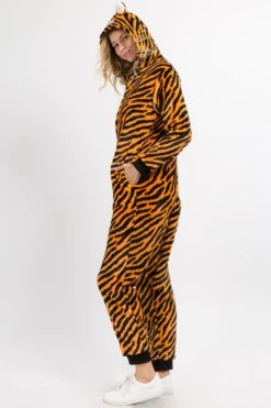 Plush Striped Tiger Animal Onesie Pajama Costume -Selected Women's Clothing Store AOS012 3
