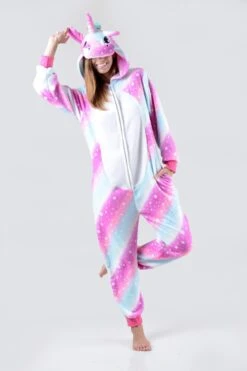 Plush Unicorn Multi Star Onesie -Selected Women's Clothing Store AOS014 3 cc918879 85e7 45b9 b83b fcfaf096a33a
