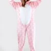 Plush Llama Star Print Animal Onesie Pajama -Selected Women's Clothing Store AOS017