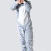 Kid's Plush Leopard Animal Onesie Pajama -Selected Women's Clothing Store AOS018K3