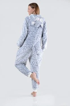 Plush Leopard Animal Onesie Pajama -Selected Women's Clothing Store AOS018 8