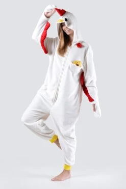 Plush Chicken Animal Onesie Pajama -Selected Women's Clothing Store AOS024 3