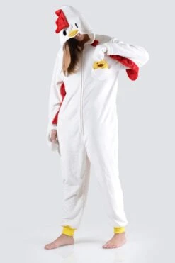 Plush Chicken Animal Onesie Pajama -Selected Women's Clothing Store AOS024 4