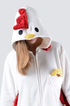 Plush Chicken Animal Onesie Pajama -Selected Women's Clothing Store AOS024 7
