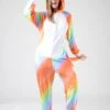 Plush Unicorn Rainbow Animal Onesie Pajama -Selected Women's Clothing Store AOS028