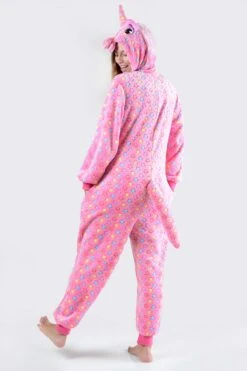 Plush Pink Star Unicorn Onesie -Selected Women's Clothing Store AOS029 4