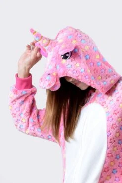 Plush Pink Star Unicorn Onesie -Selected Women's Clothing Store AOS029 6