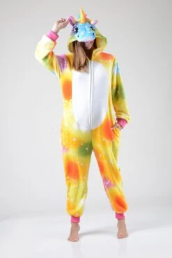 Plush Star Print Unicorn Animal Onesie -Selected Women's Clothing Store AOS031 3