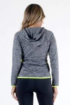 Active Panel Zip Up Hoodie Jacket -Selected Women's Clothing Store ATP002 NOY 3