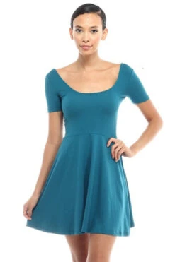 Oh Baby! Short Sleeve Babydoll Dress -Selected Women's Clothing Store BD1701 TEL