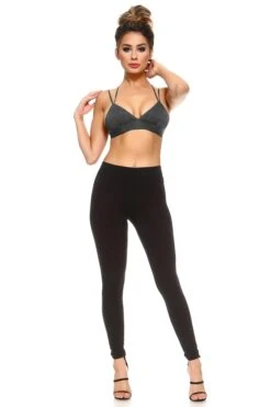 Perfectly Seamless Strappy Cross Back Bralette -Selected Women's Clothing Store BRT001 CHA 4