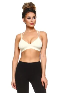 Perfectly Seamless Strappy Cross Back Bralette -Selected Women's Clothing Store BRT001 IVY aa91e8a0 d5d5 4fd9 9b1b c91cc074df4a