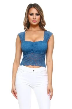 Delicate Lace Bralette Top -Selected Women's Clothing Store BRT003 DBL 1