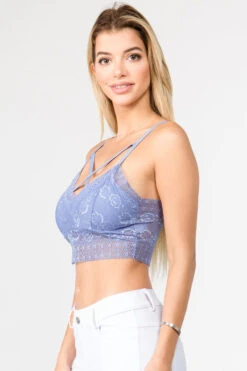 Floral Lace Strappy Front Bralette -Selected Women's Clothing Store BRT004 SLB 3 a246a9e1 2a9e 4fb1 b042 65e5c06b906d