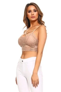 Floral Lace Strappy Front Bralette -Selected Women's Clothing Store BRT004 TAP 3 9d179ed3 c075 4efd b159 7927469bb969
