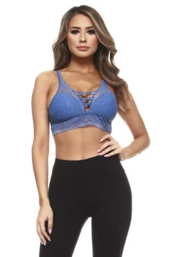 One Dance Lace Up Bralette -Selected Women's Clothing Store BRT007 DBL