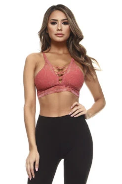 One Dance Lace Up Bralette -Selected Women's Clothing Store BRT007 DCD