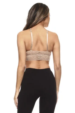 One Dance Lace Up Bralette -Selected Women's Clothing Store BRT007 KHA 3