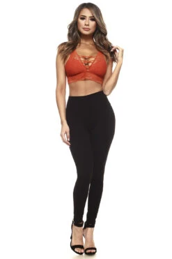 One Dance Lace Up Bralette -Selected Women's Clothing Store BRT007 RST 4