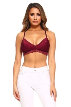 Poised And Pretty Floral Lace Bralette