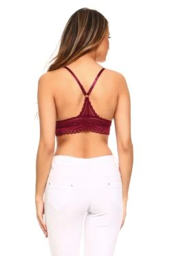 Poised And Pretty Floral Lace Bralette -Selected Women's Clothing Store BRT008 BUG 3