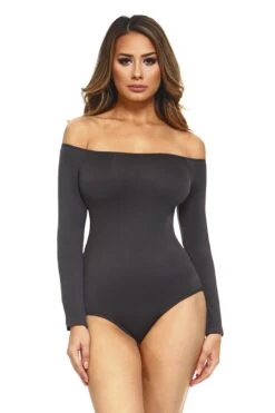 &New Sultry & Seamless Off The Shoulder Bodysuit -Selected Women's Clothing Store BS1004 CHA 1 edit da7bffb7 e274 4fcf aff7 6c58efb3fcee