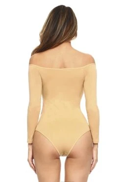 &New Sultry & Seamless Off The Shoulder Bodysuit -Selected Women's Clothing Store BS1004 SND 3 edit 45c17907 327f 4774 9ef6 a9bbc4557033